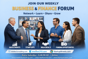 Free Weekly Saturday Business & Finance Forum for Startup Founders, Investors & Professionals