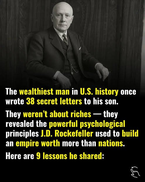 The richest man in American history wrote 38 secret letters to his son.