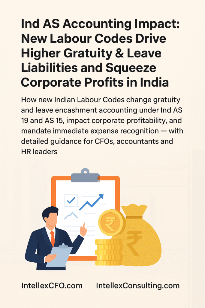 Ind AS Accounting Impact: New Labour Codes Drive Higher Gratuity & Leave Liabilities and Squeeze Corporate Profits in India