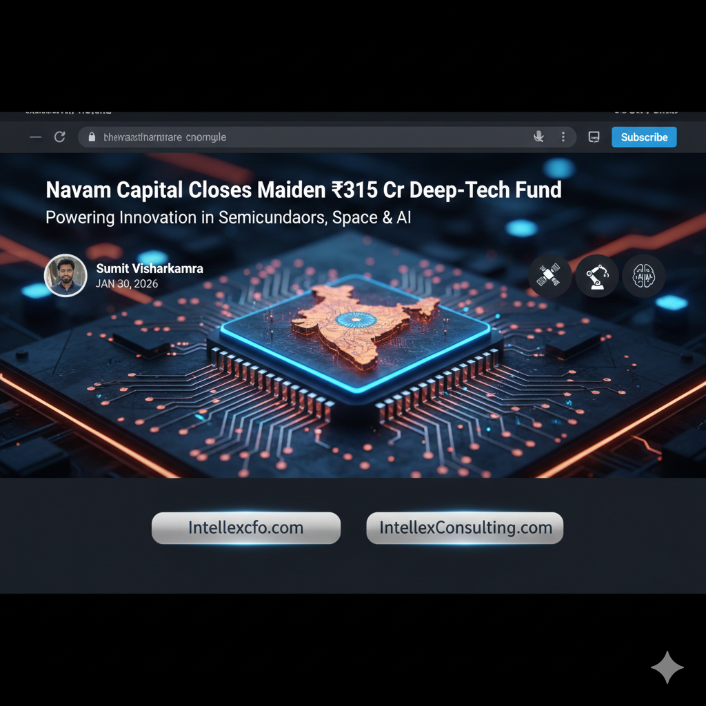 Navam Capital Closes Maiden ₹315 Crore Venture Fund: A Major Boost for India’s Deep-Tech Ecosystem