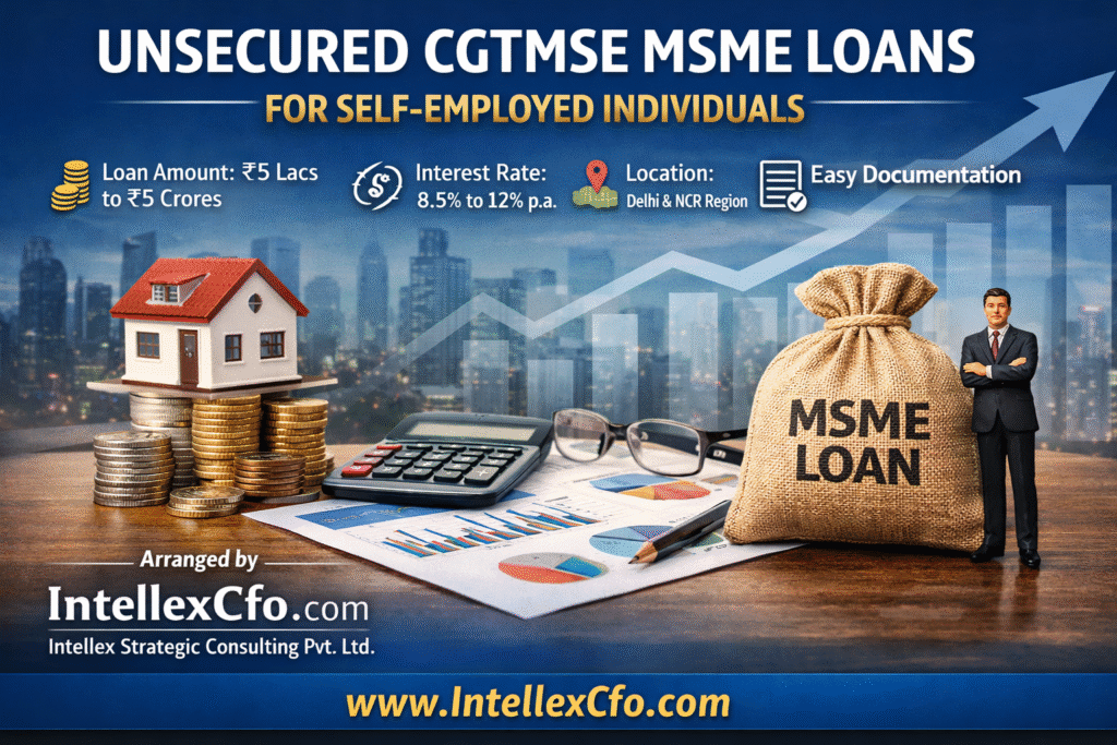 Unsecured CGTMSE MSME Loans from Leading Government Banks Exclusively for Self-Employed Individuals: