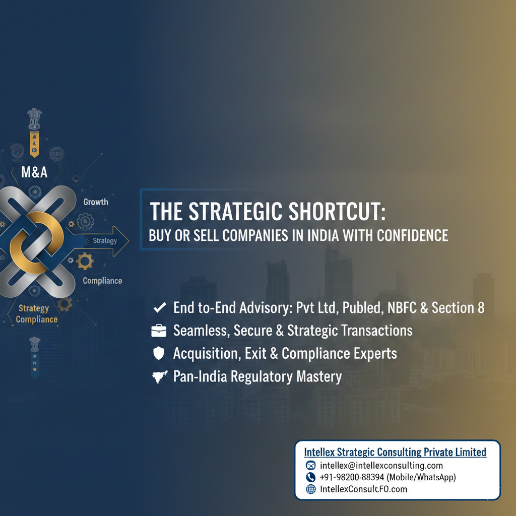 ​The Strategic Shortcut: Why Savvy Investors are Buying (Not Just Building) Companies in India.