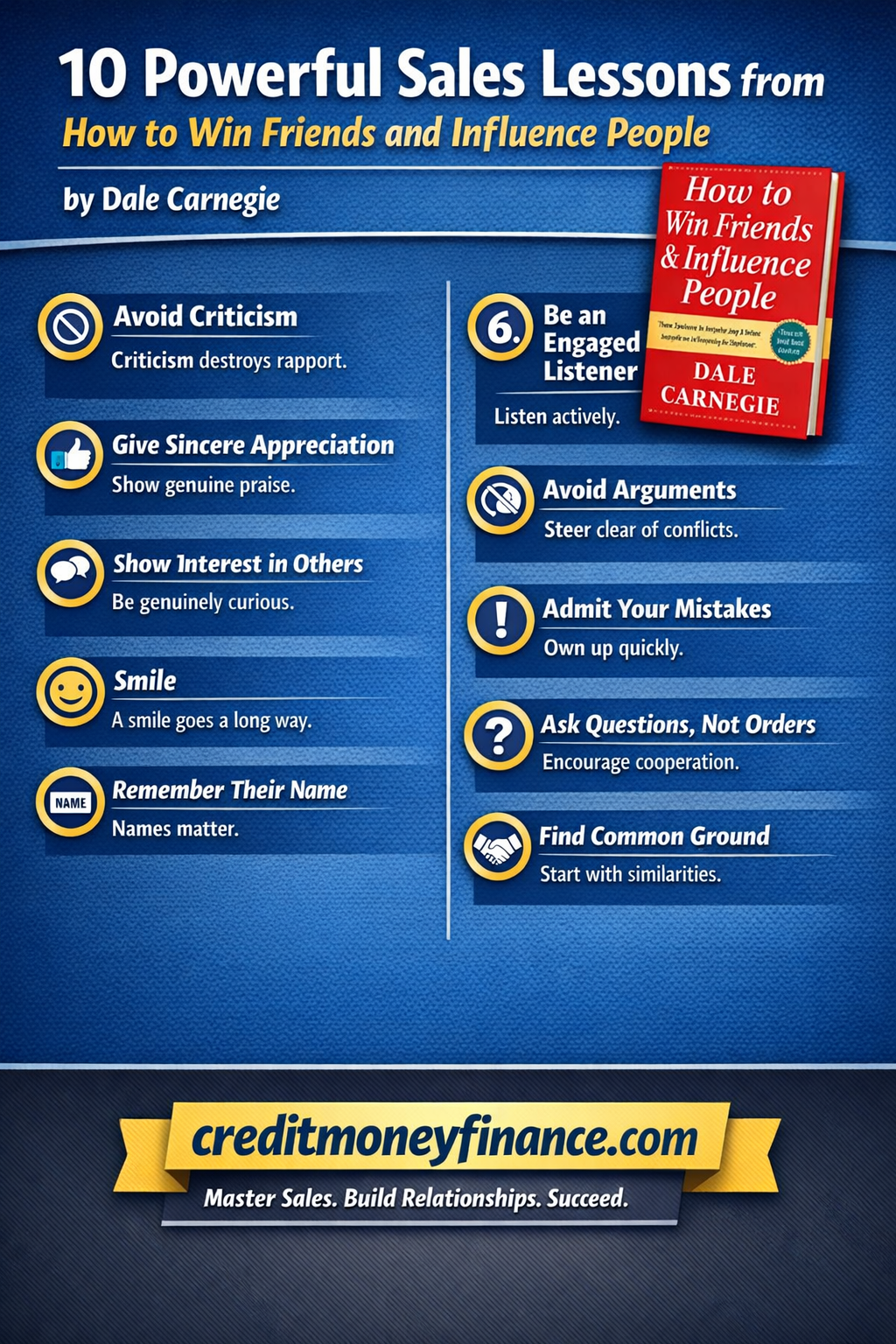 10 Powerful Sales Lessons from How to Win Friends and Influence People That Will Transform Your Results