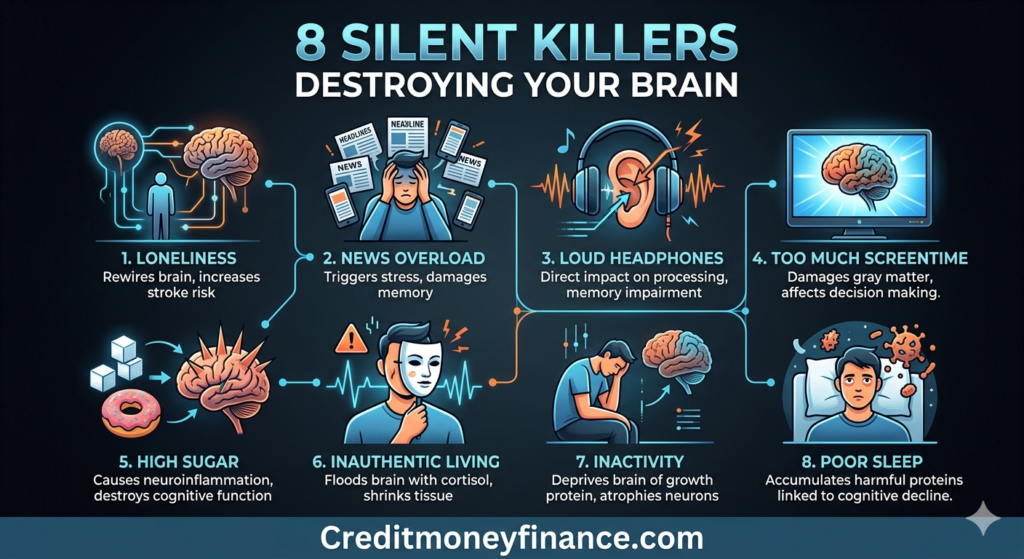 8 Silent Killers Destroying Your Brain: How to Protect Your Greatest Financial Asset.