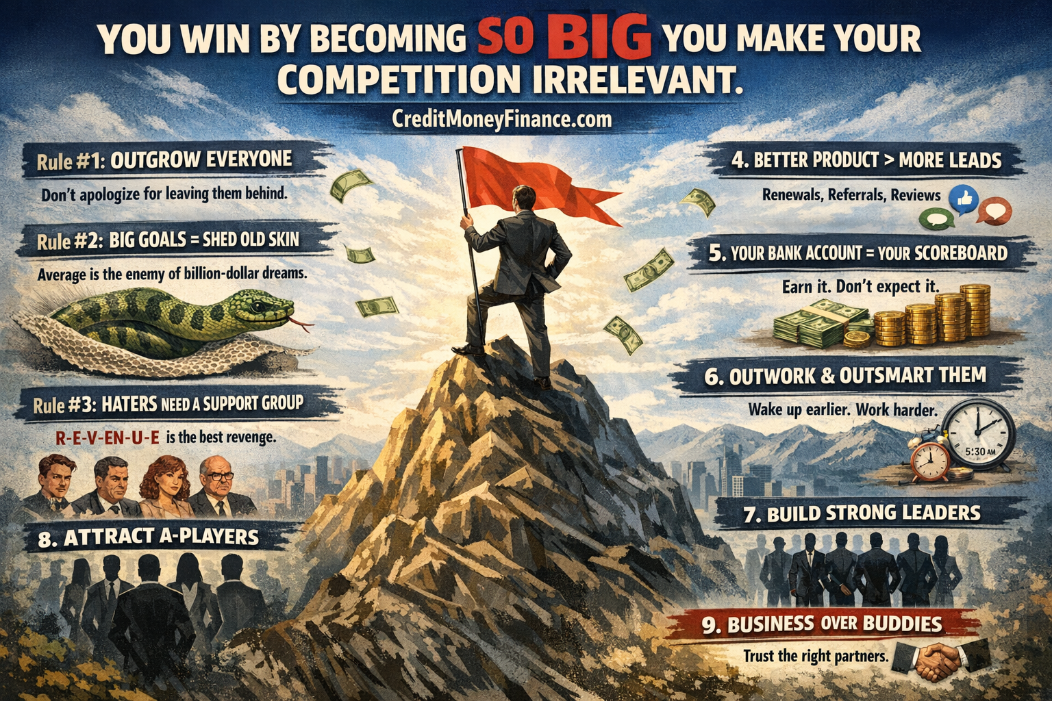 9 Powerful Business Rules to Outgrow Competition and Build a Market-Dominating Enterprise