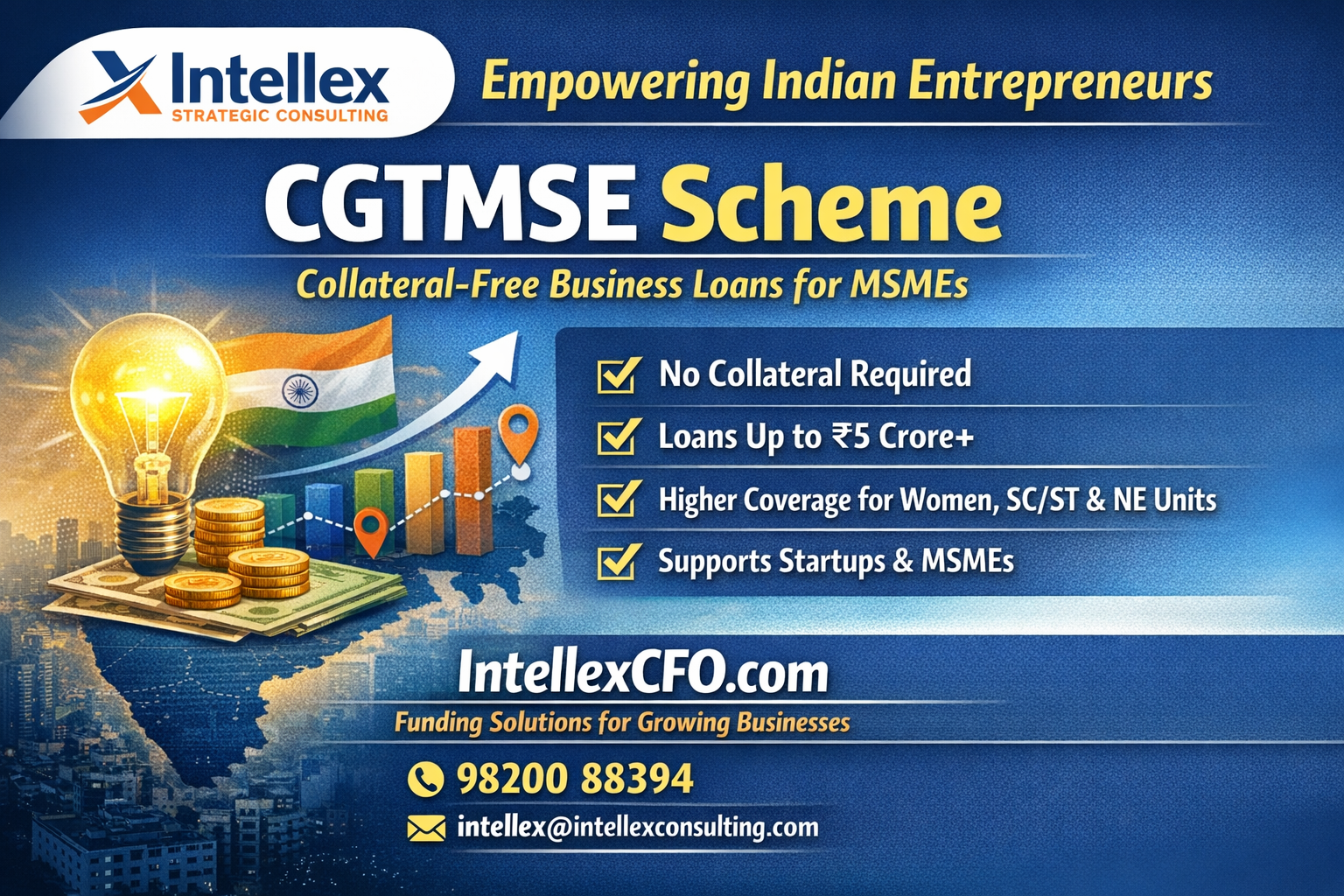 CGTMSE Scheme Explained: A Complete Guide to Collateral-Free Business Loans for MSMEs in India (2026 Edition).