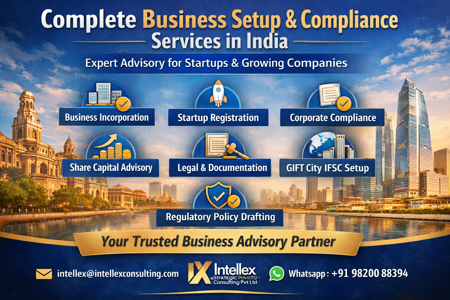 Complete Business Setup & Compliance Services in India – Expert Advisory for Startups & Growing Companies.