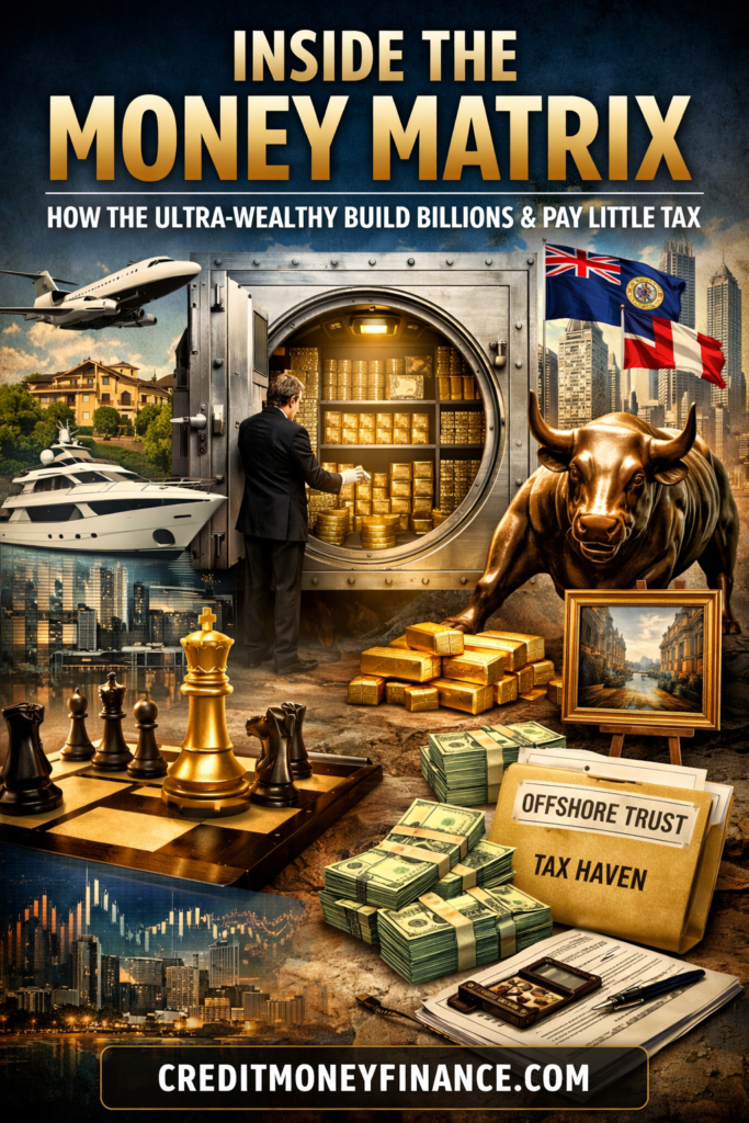 Inside the “Money Matrix”: How the World’s Wealthiest Families Legally Build Billions While Paying Minimal Taxes.