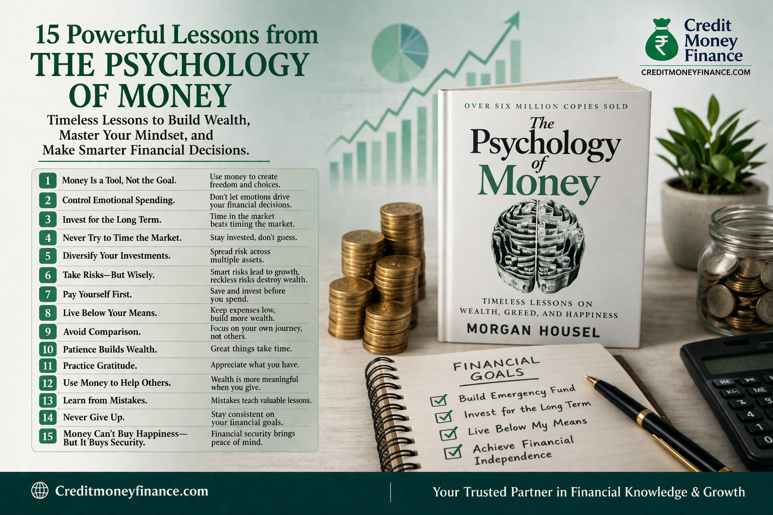 15 Powerful Lessons from The Psychology of Money That Can Transform Your Financial Life.