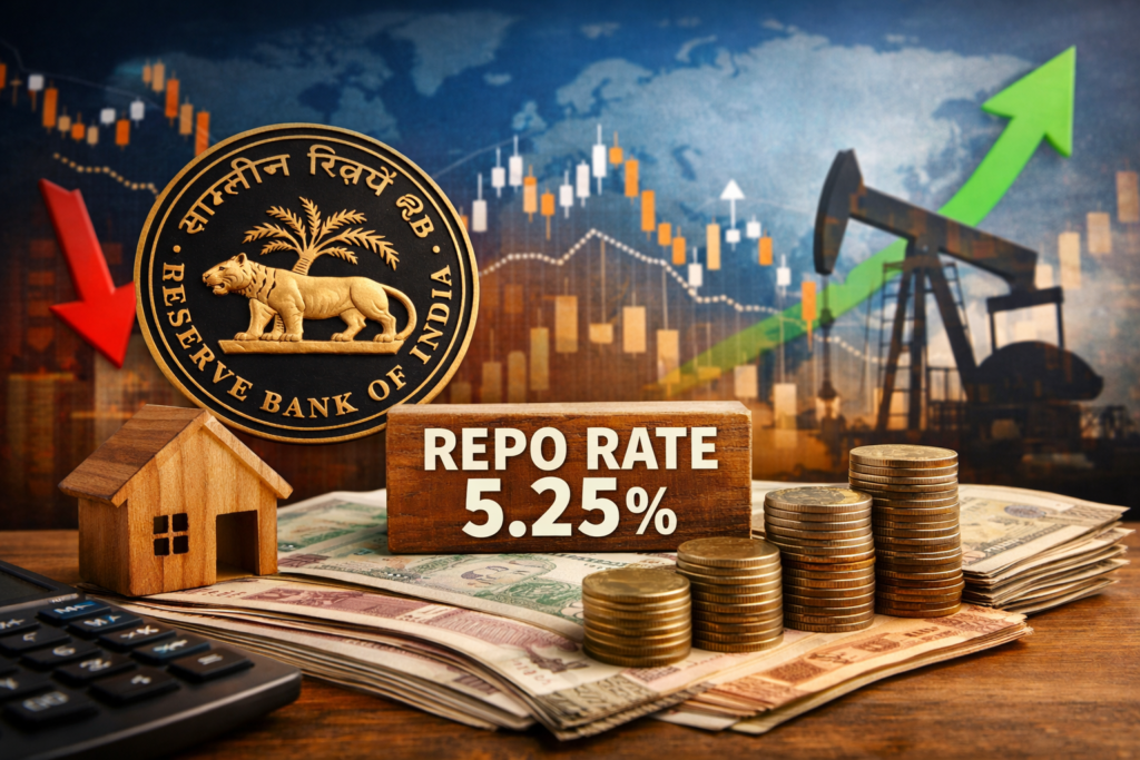 RBI Holds Repo Rate at 5.25%: What It Means for Borrowers, Markets, and the Economy.