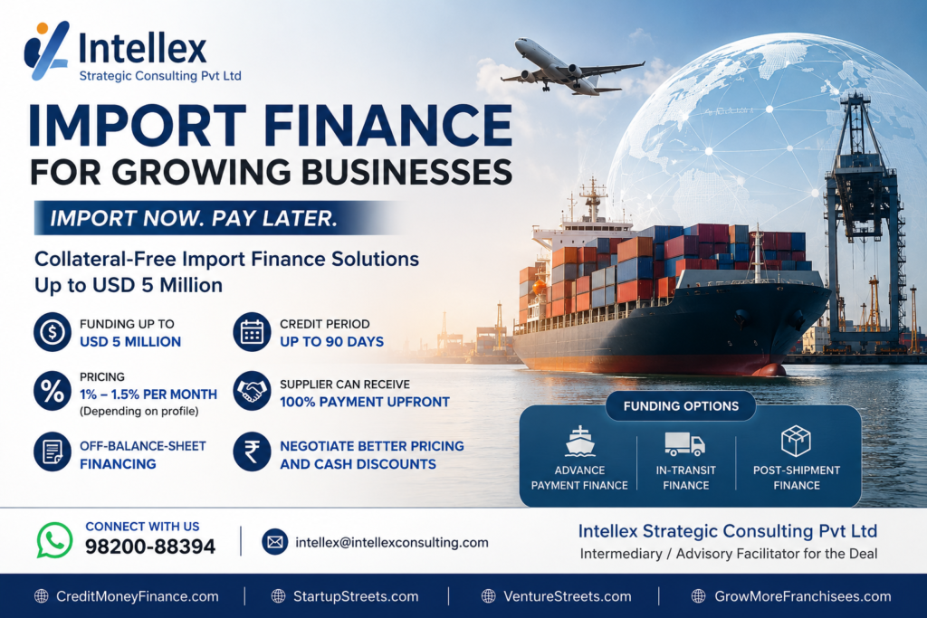 Collateral-Free Import Finance in India: Funding Up to USD 5 Million for Growing Businesses