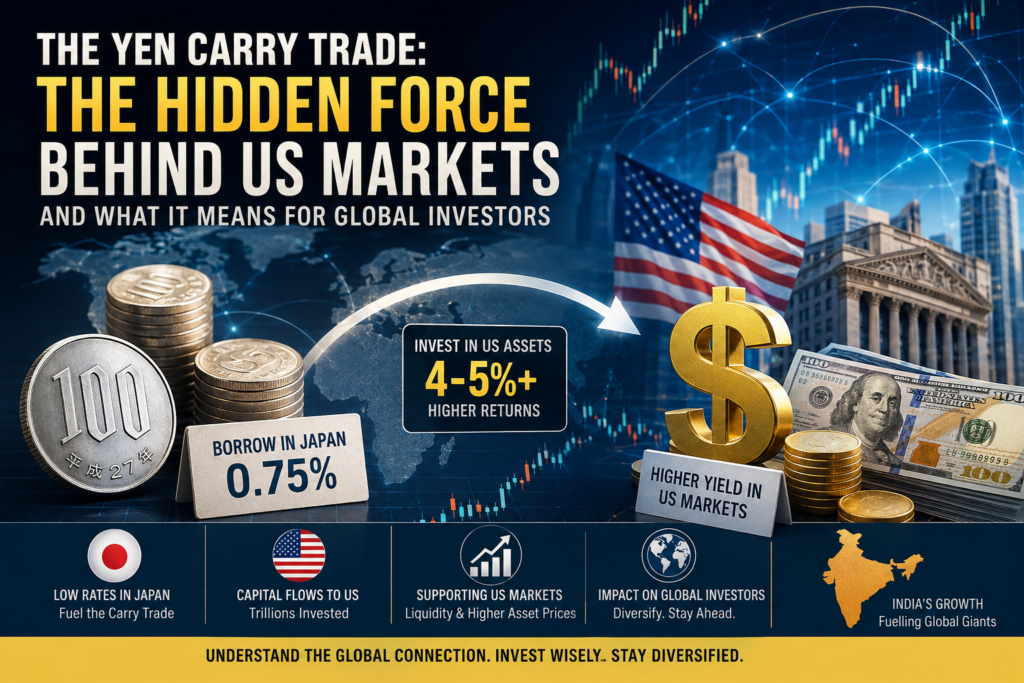 The Yen Carry Trade Explained: How Cheap Japanese Money Influences US Markets and Global Investors.