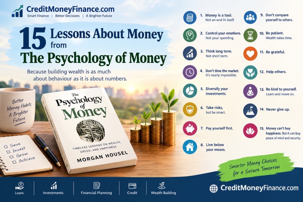 15 Lessons About Money from The Psychology of Money 📚💰