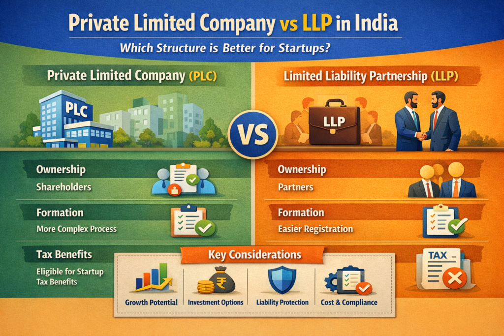 LLP vs Private Limited Company in India: Which Business Structure is Best for Your Startup.