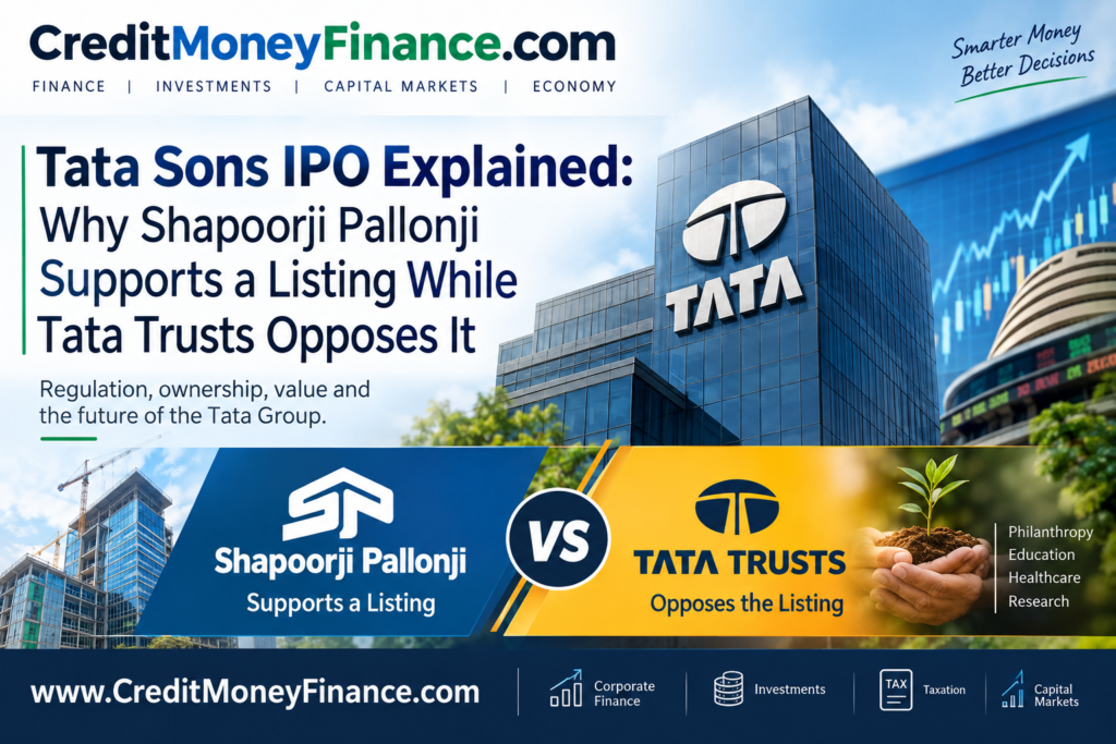 Tata Sons IPO Row Explained: Why Shapoorji Pallonji Wants a Listing While Tata Trusts Opposes It.